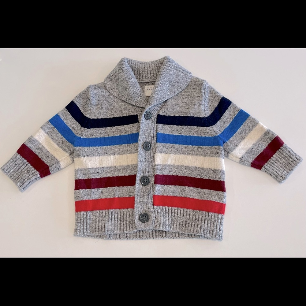 Baby Gap 6-12 month button up boys sweater